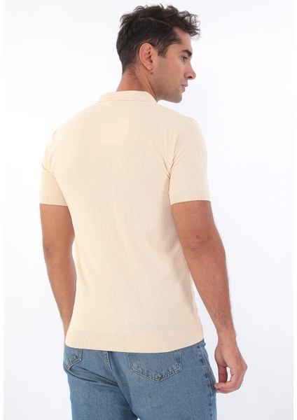 Erkek Polo Yaka Spor Yazlık Triko Tişort