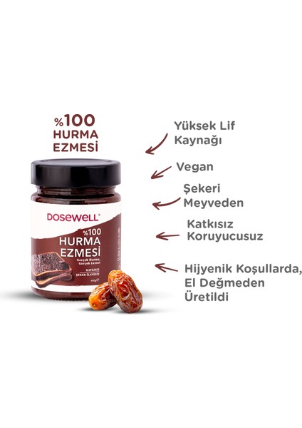 Hurma Ezmesi 400 gr