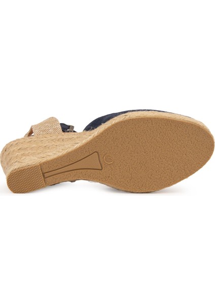 Dolgu Topuk Espadril Sandalet DG6038 fırsatları