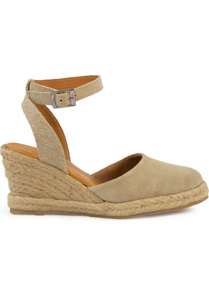 Dolgu Topuk Espadril Sandalet DG6038