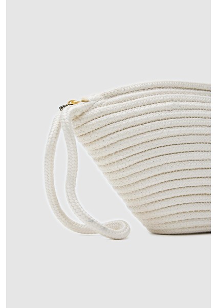 Likya Handmade Hasır Clutch Çanta