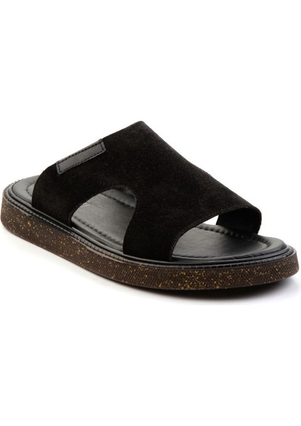 Siyah Leather Erkek Terlik E04801043002 fiyatları