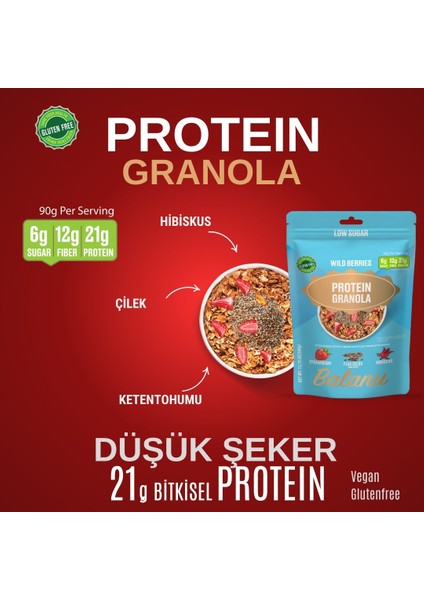 Protein & Keto & Kolajen Granola Seti 360 gr x 3 Adet