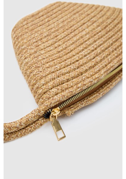 Likya Handmade Hasır Clutch Çanta