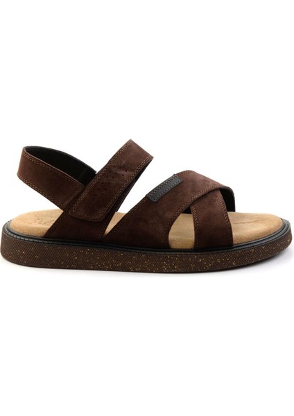 Kahve Leather Erkek Sandalet E05801030602