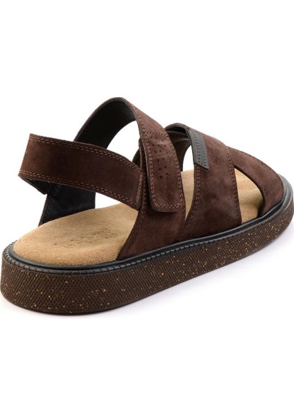 Kahve Leather Erkek Sandalet E05801030602