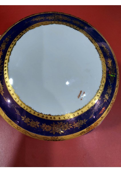 T. Limoges Şekerlik Çap 18CM Porselen Italyan Dipinti A Mano Mediterranea 1 Adet modelleri