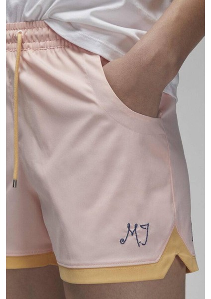Jordan Loose Fit Woven Shorts Kadın Dokuma Bol Kesim Şort Pembe