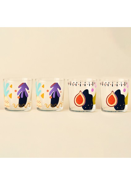 Fruit Meşrubat Bardağı 4'lü (380 Cc)