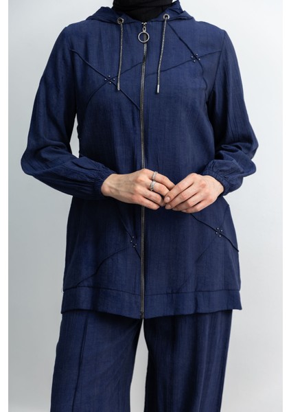5027 Ceketli Pant. Takım - Lacivert