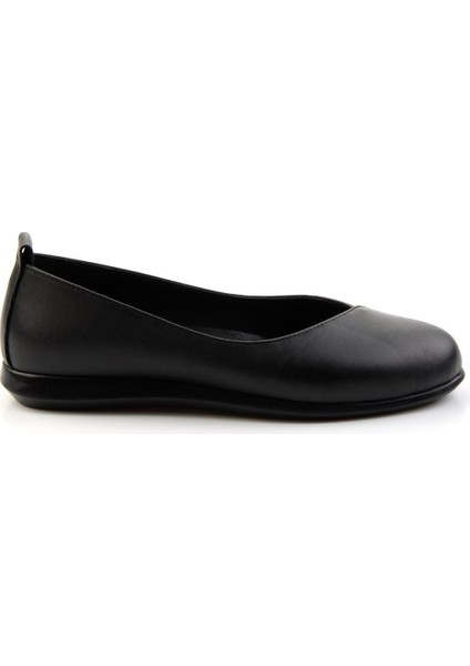 Siyah Leather Kadın Casual Ayakkabı K01331041803