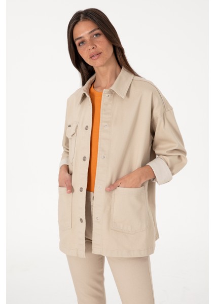 Kadın Taş Gömlek Jean 50305384-VR049