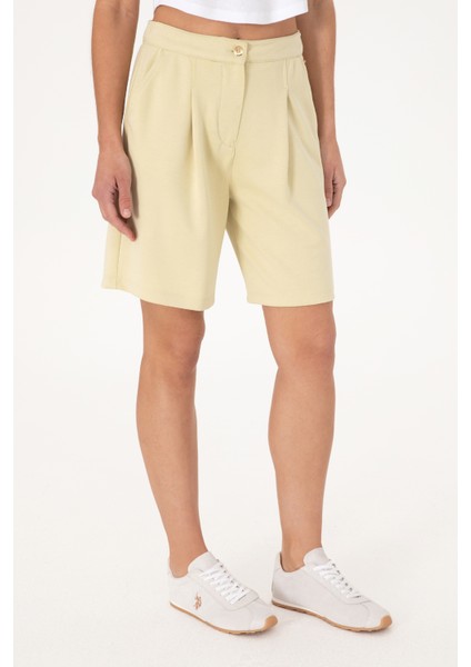 Kadın Açık Haki Şort (Örme) 50299870-VR183 fiyatları