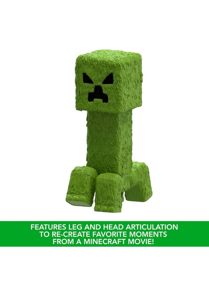 Minecraft Movie Creeper Figür 30CM – Hareketli Baş ve Ayaklar indirimleri