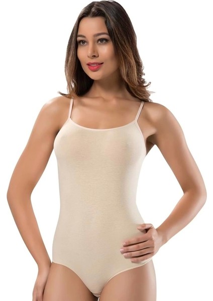 Kadın 3'lü Ip Askılı Çıtçıtlı Body - 0860 modelleri