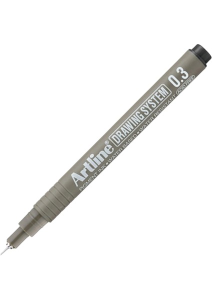 Çizim Kalemi Drawing System 233, 0.3 Siyah, Asitsiz, Dayanıklı