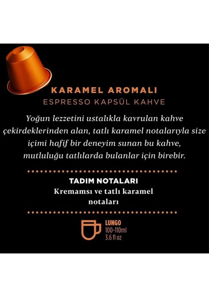 Karamel Aromalı Kapsül Kahve 10 Lu fiyatları