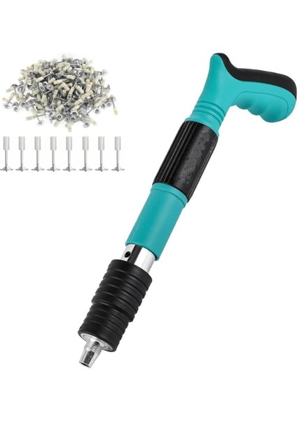 Mekanik Çivi Zımba Tabancası Beton ve Çelik Çivi Tabancası Tabancası (100 Adet Çivili)