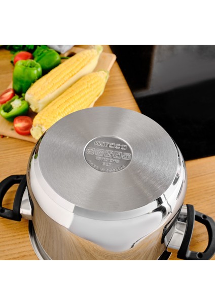 Perfect Gray İndüksiyon Tabanlı Düdüklü Tencere Seti 4+6 Litre