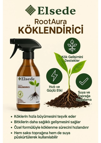 RootAura Köklendirici – Süs Bitkileri İçin Hümik & Fulvik Asitli Kök Geliştirici Sprey fiyatları