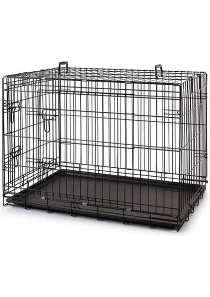 Euro Gold Metal Köpek Kafesi 92X56X66 cm Xlarge Siyah