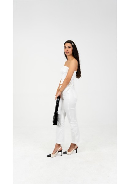 Elenor Renk Kontrastlı Stiletto fırsatları