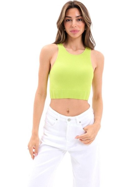 2502 Yarım T-Shirt-Yeşil