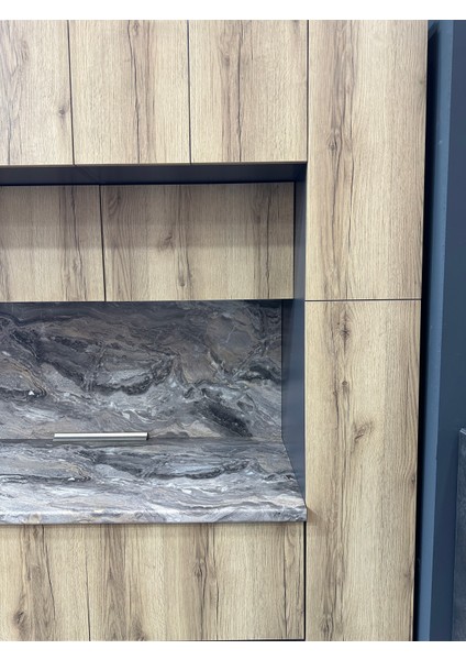 Laminat Mutfak Tezgah, Mermer Desenli Mat Yüzey 180CM, Ars 523 M fiyatları