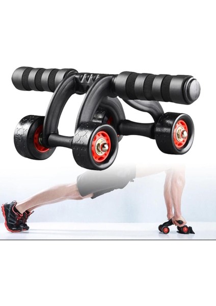 Ab Roller Karın ve Kol Kası Egzersiz Aleti Fitnes Güç Tekerleği Fitness (Diz Pedi Hediye) fiyatları