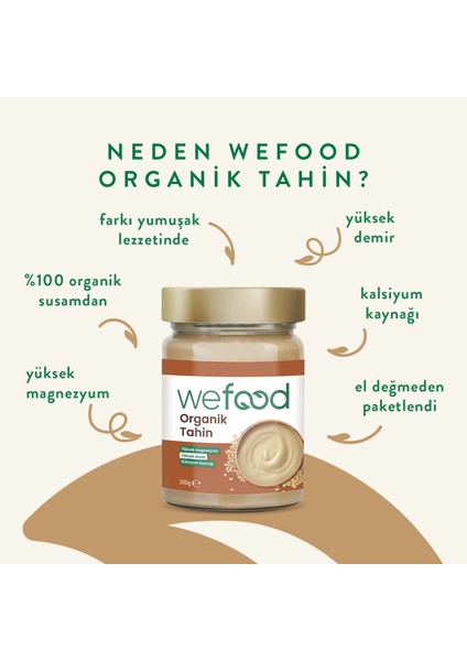 Organik Tahin 300 gr 8682392174365