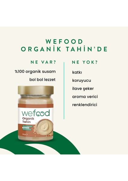 Organik Tahin 300 gr 8682392174365
