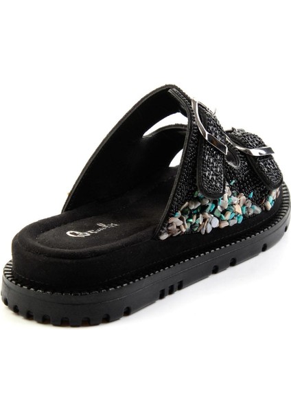 Siyah Kadın Terlik K04156069087 modelleri