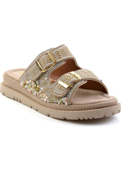 Bej Kadın Terlik K04156069087 fiyatları