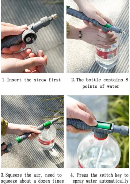 Yüksek Basınçlı Yıkama Başlığı Pet Şişe Uyumlu Başlık Yüksek Yıkama Gücü modelleri