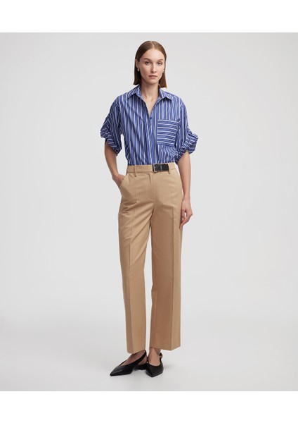 Çizgili Poplin Gömlek IS1240025345015 modelleri