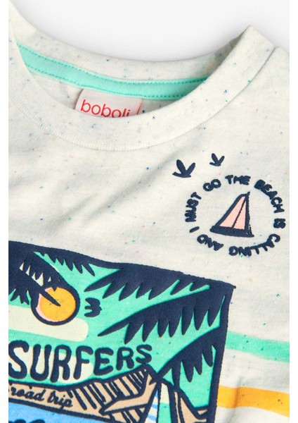 Surfers Baskılı Erkek Çocuk Çocuk Tişört fiyatları