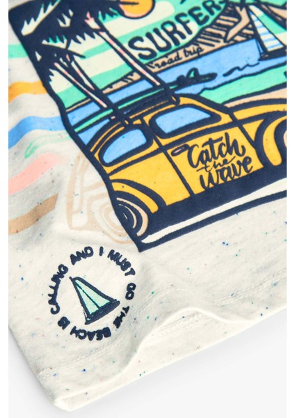 Surfers Baskılı Erkek Çocuk Çocuk Tişört fırsatları