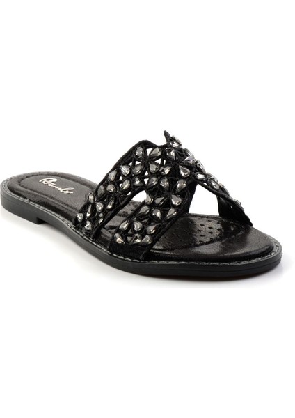 Siyah Kadın Terlik K04823121378 fiyatları