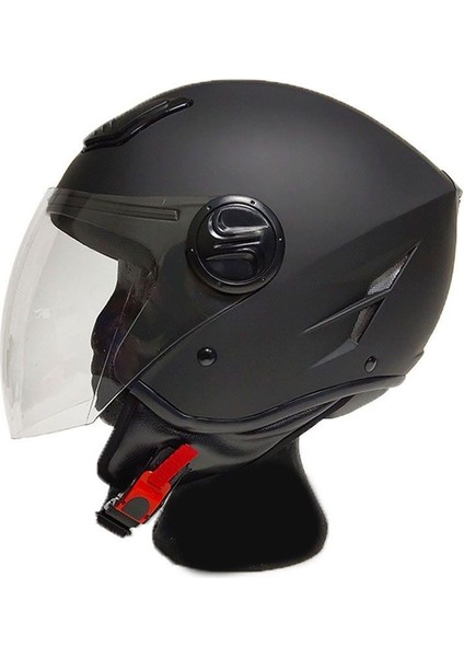 Vırtue Açık Kask Mat Siyah