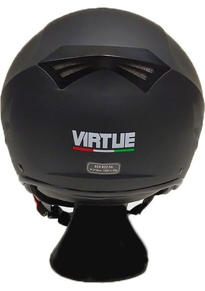Vırtue Açık Kask Mat Siyah
