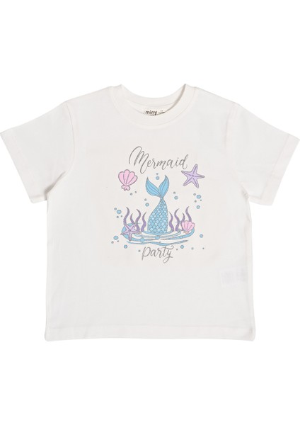 Kız Çocuk Kısa Kollu Baskılı Tshırt fiyatları