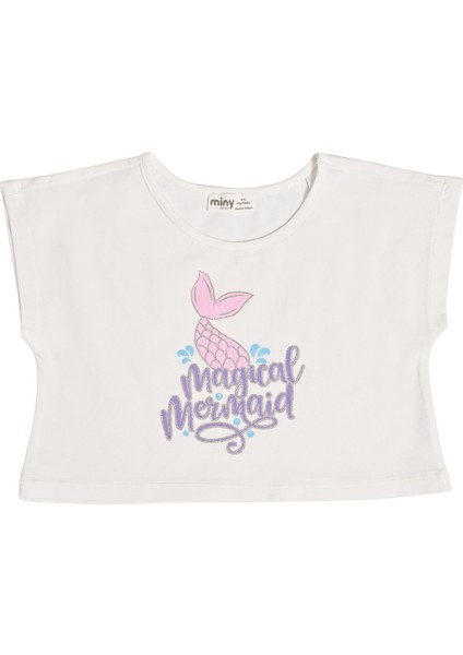 Kız Çocuk Baskılı Crop Tshırt fiyatları