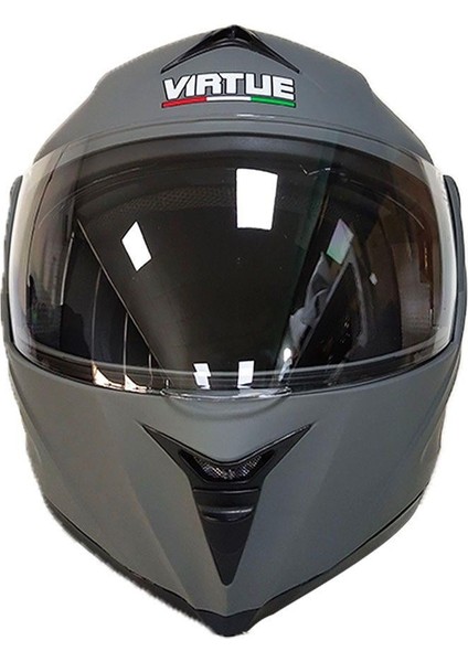 Vırtue Çene Açılır Kask Nardo Gri