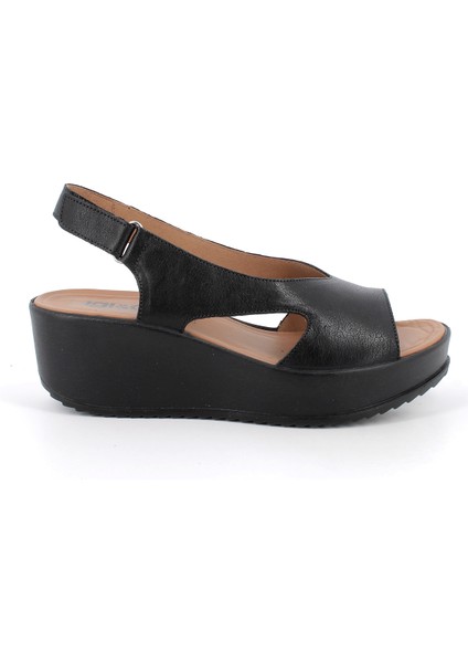 Kadın Sandalet 7666000 Igı&co Dcd 76660 Capra Tamponata Nero