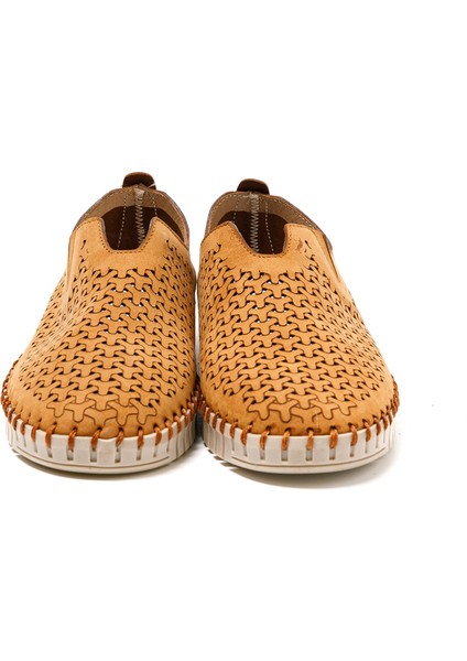 Kadın Babet 52H0 Frau Nabuk Caramel fırsatları