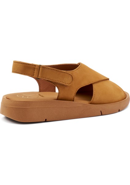 Kadın Sandalet 50H1 Frau Nabuk Caramel modelleri