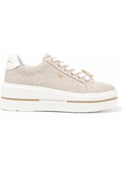 Kadın Sneaker ( Günlük) 185551DS Donna Serena Tomaıa 5551DS Beige Platino