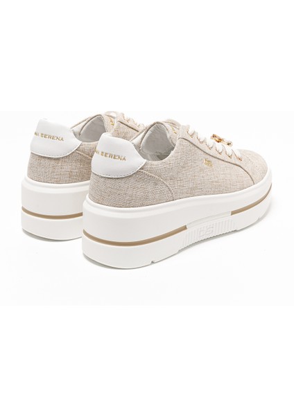 Kadın Sneaker ( Günlük) 185551DS Donna Serena Tomaıa 5551DS Beige Platino indirimleri