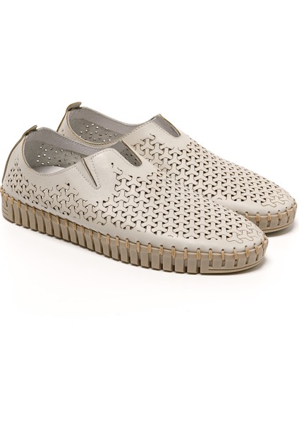 Kadın Babet 52P0 Frau Soft Slıp On Panna (Off White) modelleri