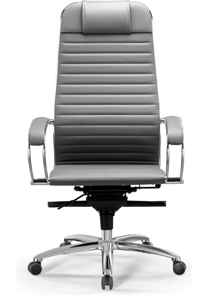Samurai Ergonomik Deri Ofis Koltuğu / Çalışma Sandalyesi - F.2.1.49 - Gri